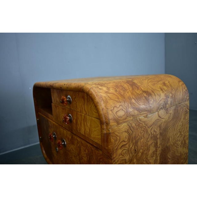 Art Deco Bedside Tables, Former Czechoslovakia, 1930s, Set of 2 For Sale - Image 9 of 18