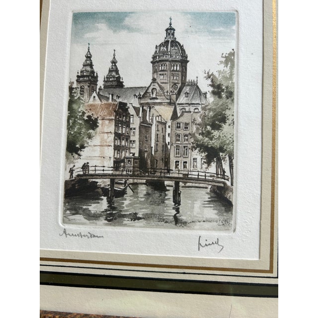 Collection of 5 Framed Limited Edition Signed Prints by Linck Sarouk For Sale - Image 6 of 14
