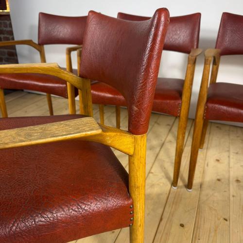 Vintage Teak Dining Chairs by Villy Schou Andersen, Set of 4 For Sale - Image 4 of 9