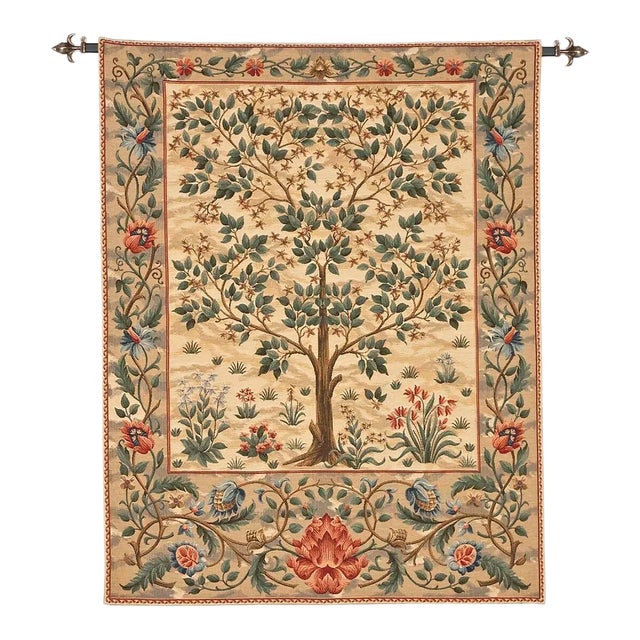 Tree of Life - Light Loom Woven Tapestry - Requires Rod Size 2 For Sale