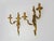 1950s Bronze Acanthus Leaf Double-Light Wall Sconces, 1950s For Sale - Image 5 of 10