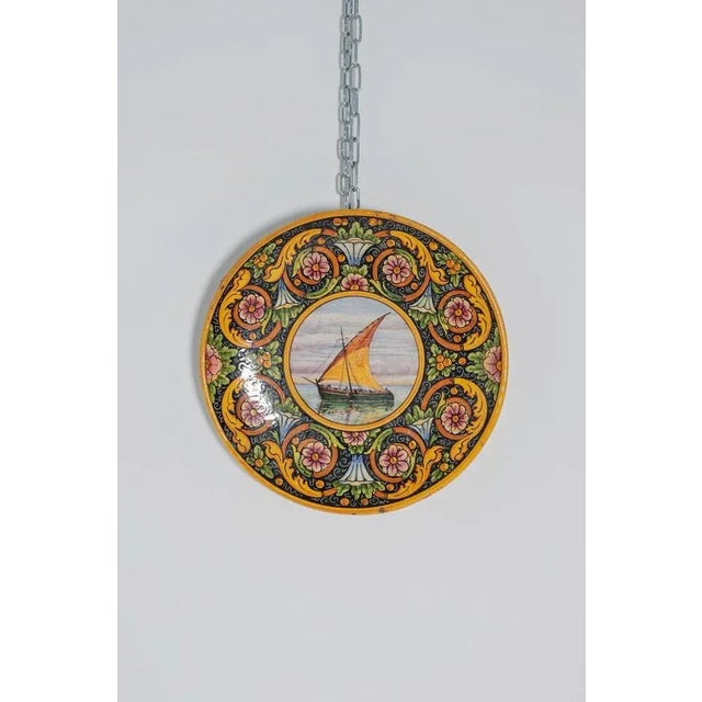 Pair of plates in Ceramica BUSCAROLI Bologna 20's. Strong connotation deriving from the property of the moment of...