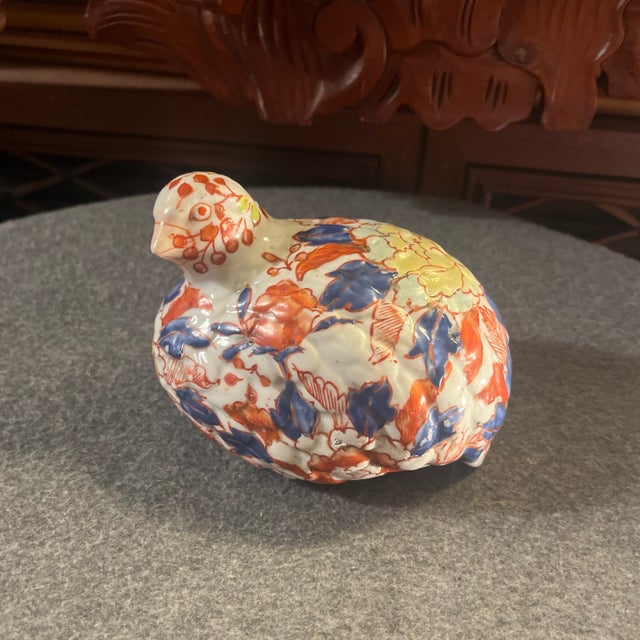 Early 20th Century Chinese Imari Duck Figurine For Sale - Image 9 of 10