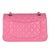 2020s 22P Pink Quilted Caviar Small Classic Double Flap Bag For Sale - Image 5 of 10