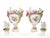 An exceptional pair of 19th century Meissen porcelain covered urns, beautifully crafted in Germany during the mid to late...