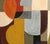 Textile Fragmented Presence- Modern Abstract Painting, Geometric, Framed by Sophie Dumont For Sale - Image 7 of 9