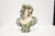 Antique Art Nouveau Glazed Porcelain Turn Teplitz Bust of Woman ED STELLMACHER TURN TEPLITZ AUSTRIAN ART NOUVEAU BUST OF...