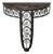 Art Deco Demilune Wrought-Iron Spiral & Noir St Laurent Marble Console Table For Sale