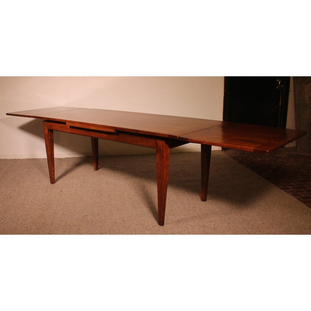 Antique Extendable Table in Cherry For Sale - Image 9 of 14
