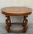 Wood 20th French Marquetry Round Center Table With Four Cabriole Legs For Sale - Image 7 of 9