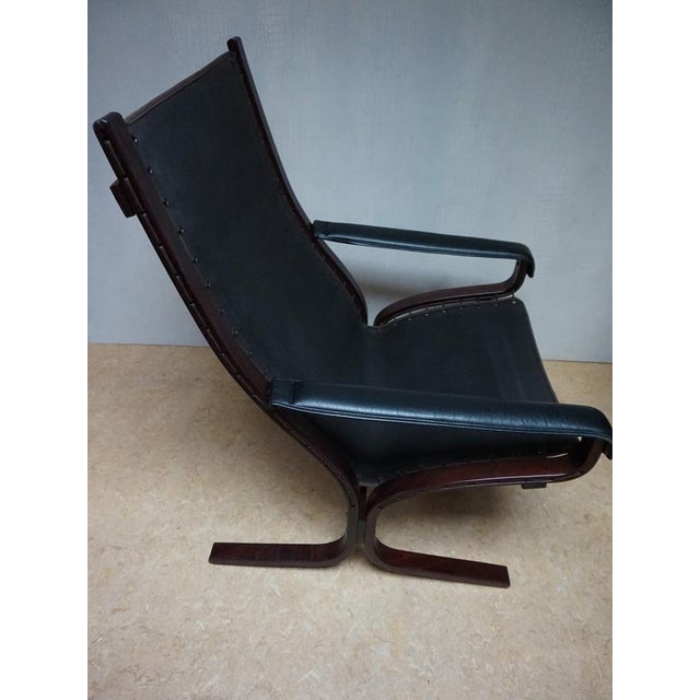 Vintage Siësta Lounge Chair by Ingmar Relling for Westnofa with Joan Miro Upholstery, 1970s For Sale - Image 11 of 17