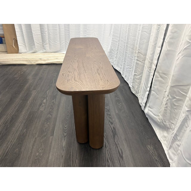 Rh Oslo Cylinder Console Table — 60" For Sale - Image 9 of 18