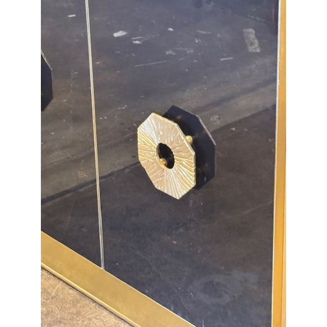 2000 - 2009 Murano Black Glass Buffet For Sale - Image 5 of 10