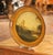 French 19th Century French Hand-Painted Round Tole Tray With Romantic Landscape Scene For Sale - Image 3 of 7