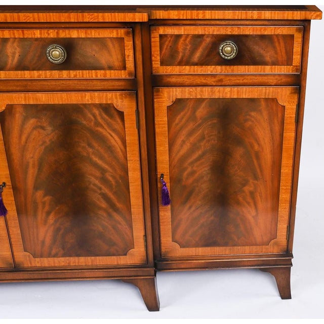 Vintage Flame Mahogany Sideboards from Harrods, Late 20th Century, Set of 2 For Sale - Image 15 of 18