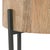 Mia Round Wood & Iron Side Table For Sale - Image 9 of 9