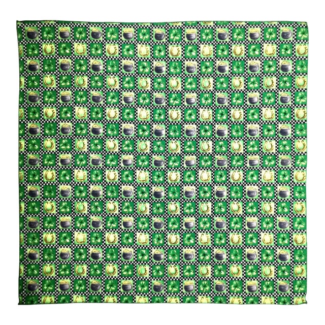 Vintage Set of 4 Irish Cotton Dinner Napkins Never Used For Sale