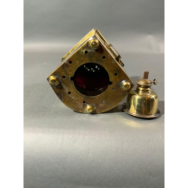 Antique French Ships Lantern For Sale In Boston - Image 6 of 7