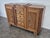 Art Deco Sideboard in Carved Oak with Marble Top, 1930s, in Very Good conditions. Designed 1920 to 1949