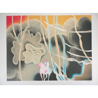 Albert Zavaro, Morning Ride, Lithograph For Sale