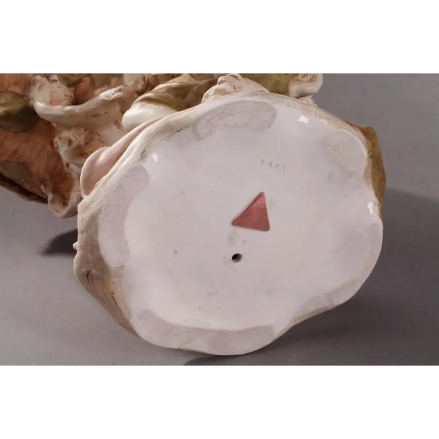 Wide Art Nouveau Vessel from Royal Dux For Sale - Image 17 of 18