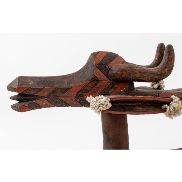 Abstract Bambara Chiwara Antelope Headdresses, Pair For Sale - Image 3 of 10