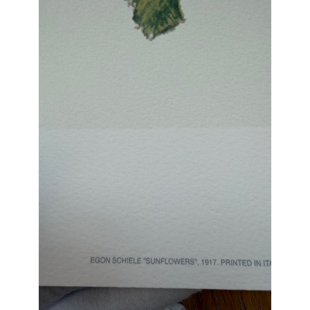 Early 21st Century Egon Schiele, Sunflowers, 1917, Print For Sale - Image 5 of 13