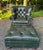 Ralph Lauren Writer’s Chair and Ottoman in Rare beautiful hunter/forest green leather. The chair is pictured in both cool...