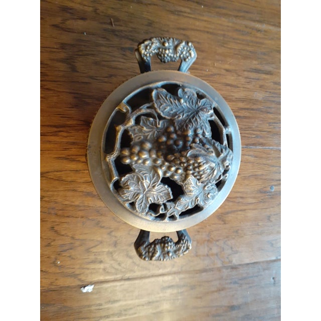 Antique 1880 Ornate Bronze Lidded Pedestal Bowl For Sale - Image 11 of 11