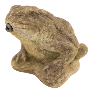 Reconstituted Stone Frog Fountain GardReconstituted Stone Frog Fountain Garden Ornament, 20th Centuryen Ornament, 20th Century