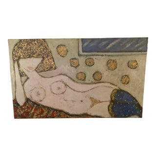 Louis Jaquet “Nude With Blue Stockings” For Sale