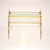 A stunning vintage Italian Lucite and gold finish console table, dating from the 1970’s. It has a very decorative style...