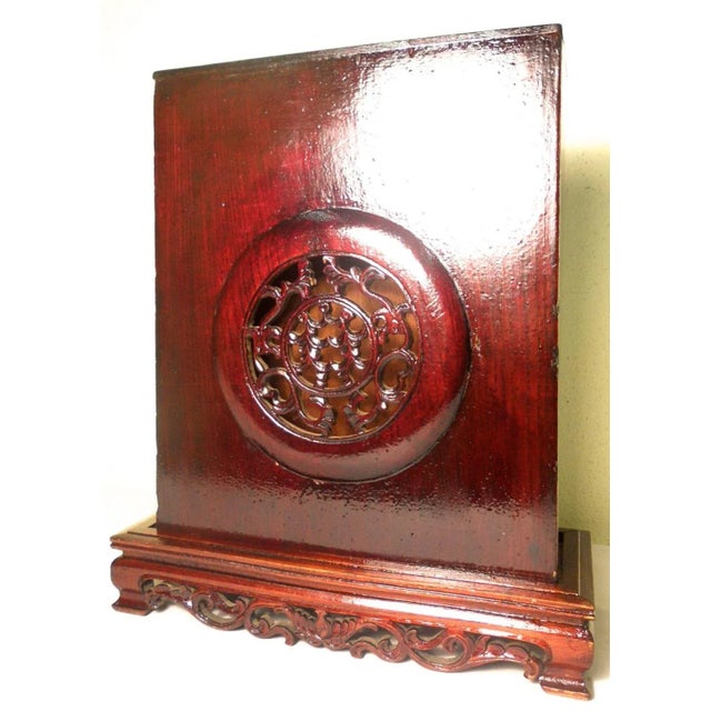 This Antique Chinese Idol box was originally made for display small buddha statue, or memorial tablet of loved one, or the...