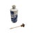 Blue Vintage Chinese Blue & White Porcelain Snuff Bottle With Stopper Spoon (3.375") For Sale - Image 8 of 14