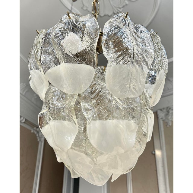 Vintage Italian Murano Glass Chandelier, 1970 For Sale - Image 10 of 14