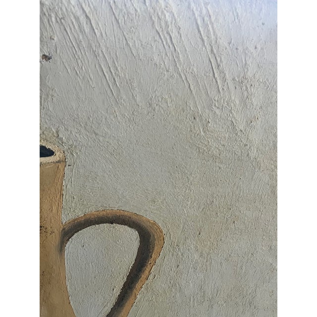 Blue Mid 20th Century Mid-Century Modern Still Life With Jug and Pipe by Alvaro Guillot For Sale - Image 8 of 10