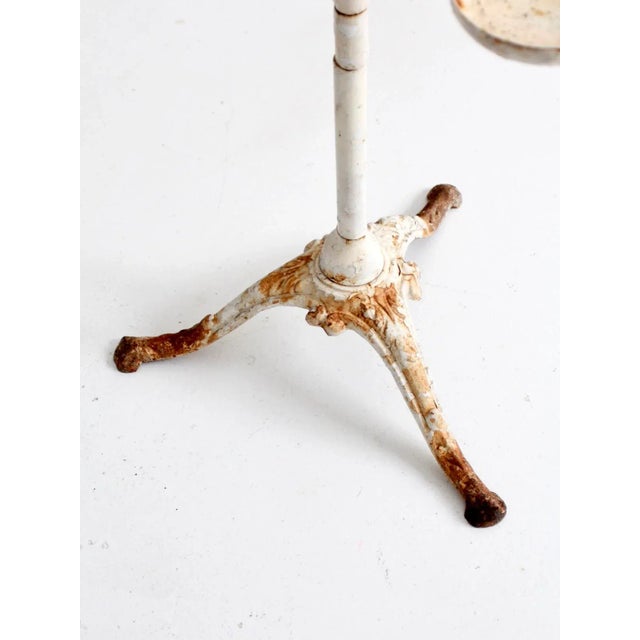 Metal Victorian Cast Iron Plant Stand For Sale - Image 7 of 10