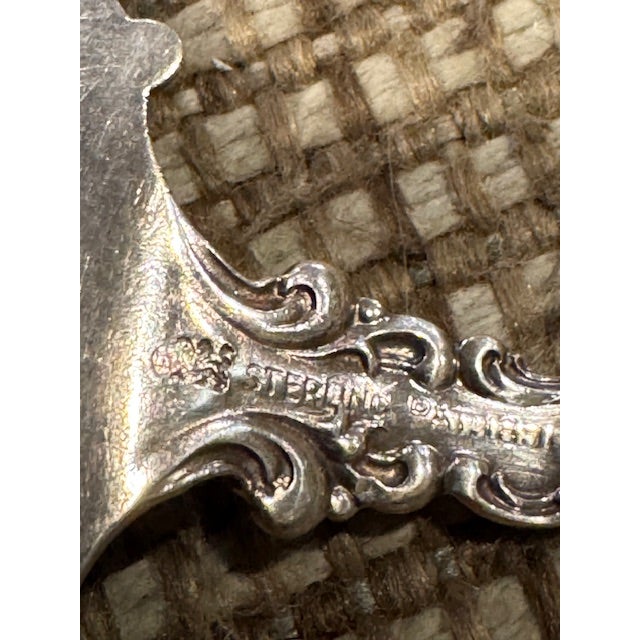Rare- Antique Whiting Sterling Silver Pierced Egg Server "Louis Xv" Circa 1891 For Sale In Detroit - Image 6 of 6