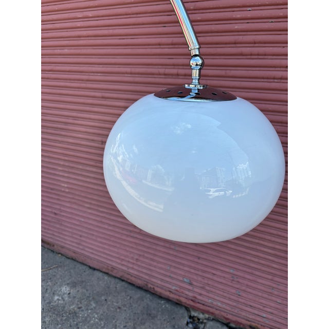 1970s Italian Arco Inspired Adjustable Floor Lamp For Sale In Philadelphia - Image 6 of 9