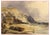 Fishing Nets on Beach, Possibly Brittany, Mid-19th Century, Watercolour Painting For Sale