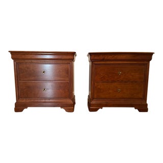 Stickley La Rochelle Cherry Nightstands - Set of 2 For Sale