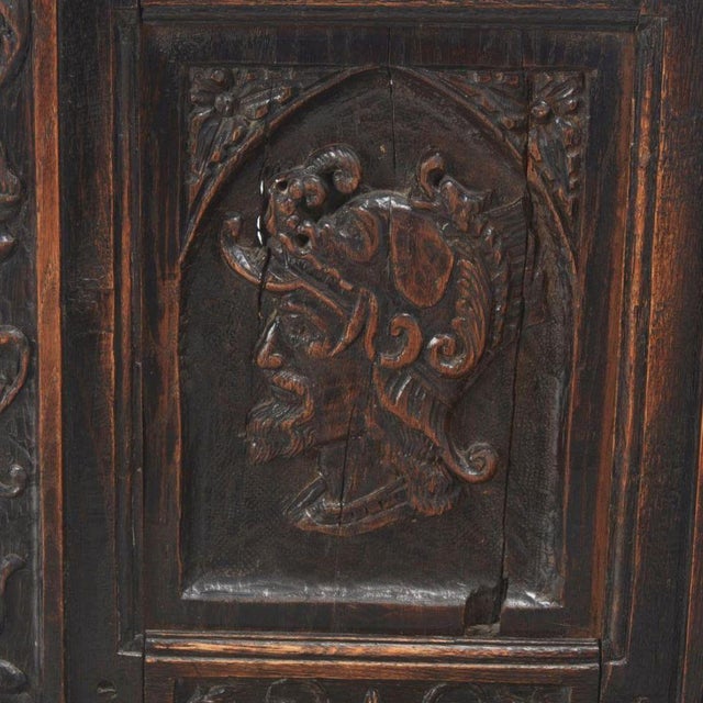17th Century French Renaissance Oak Caquetoire For Sale - Image 4 of 8