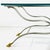 1970s Nickel & Brass “X” Base Coffee Table in the Style of Maison Jansen For Sale - Image 10 of 12