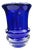 Cobalt Vase by Gunnar Ander for Lindshammar Stålverk, 1950s For Sale