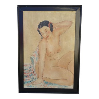 Asian Nude Portrait For Sale