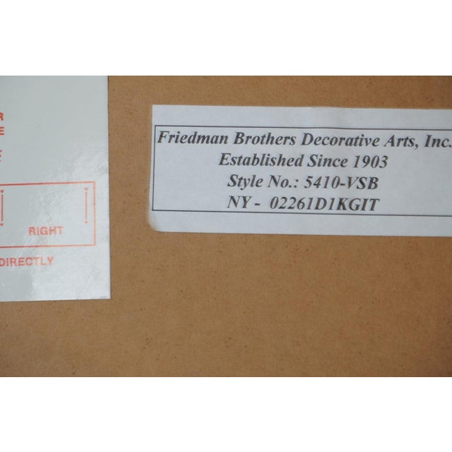 Vintage Friedman Brothers The Burnside Accent Mirror For Sale In New York - Image 6 of 6