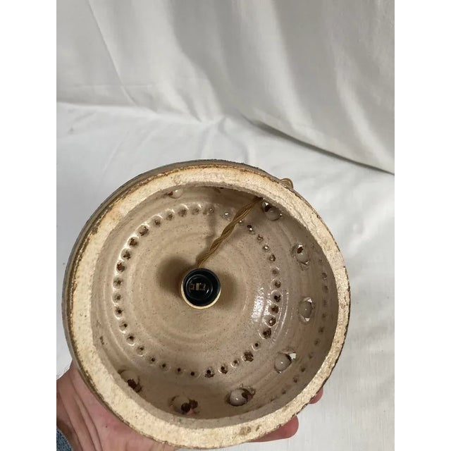 Mid-Century Modern Ceramic Lamp by Georges Pelletier, 1970 For Sale - Image 3 of 7