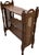 English Vintage English Wooden Book Trough With Cane Sides For Sale - Image 3 of 11