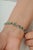 Jardin De Deco Style 8.75 Ct Oval Emerald & Diamond Fine Tennis Bracelet 7 Inch For Sale - Image 6 of 11