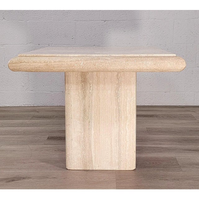 Italian Travertine Table イタリア ビンテージ テーブル Vintage Italian Travertine Table - AptDeco